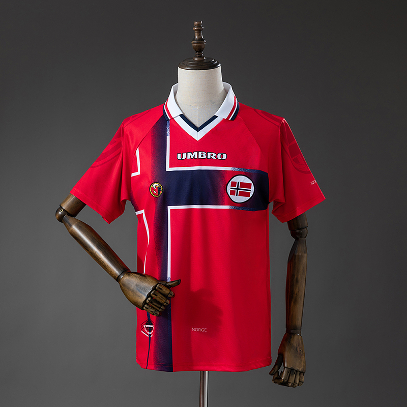 Camiseta retro de local de Noruega 97-98, tallas S-XXL